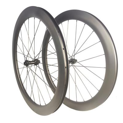 China Road Bikes Superligh U Shape Bike Wheelset 55MM Carbon Spoke Road DT180 Disc Bicycle Race 700c Carbon Anvil Rims Wheels for sale