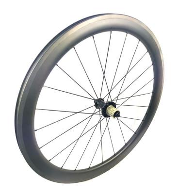 China Road Bikes Rachet System 2:1 Rear Hub Racing Super Light Road Wheel For Bike 50MM Carbon 700C Wheelset for sale