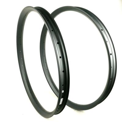 China Carbon Mtb Tubeless Rim 27.5er 50MM*25MM Mtb 27.5 Rim for sale