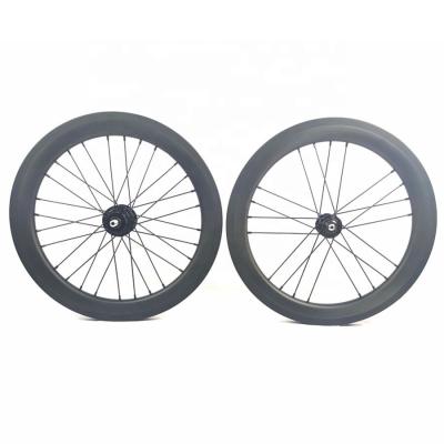 China BMX Folding Bike 16 Inch 349 Front 74MM Rear 112MM Carbon Bmx Bike Wheelset 16