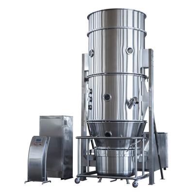 China Milk Juice Powder Pharmacy Fluidized Bed Granulator Coating Pharmaceutical Industry for sale