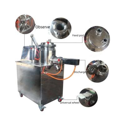 China Laborgrößen Wet Mixer Granulator SUS304/316L Notfall-Stopp-Knopf Misch- und Granulationsmaschine zu verkaufen