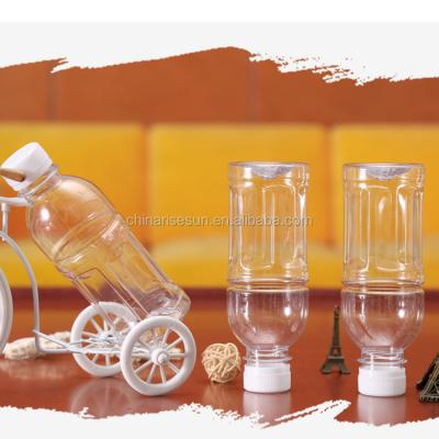 China Drinking Bottle 28mm Plastic Empty Fruit Water Bottle 250ml for sale