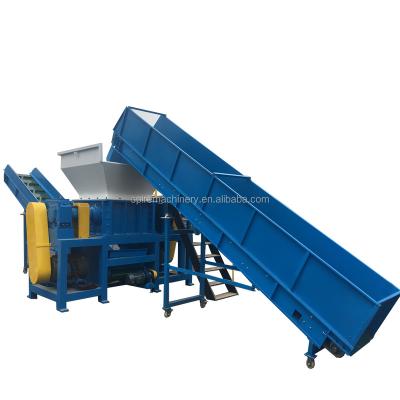 China Garment Shops High Capacity GL1600 3000kg/hr Strong Biaxial Crusher Crusher For Film Vowen Bag Cutting Shredder Machine for sale