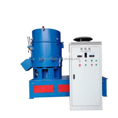 China Building Material Shops New Design Hot Sale 150kg 200L 45kw Raffia Bag Melter Agglomerate Powder Machine PP Agglomeration Machine for sale