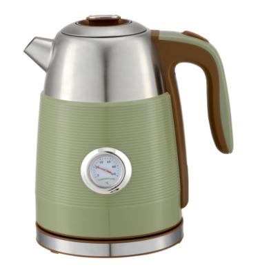 China 360 Degree Heat Temperature Display 1.7L 360 Degree Low Rotating 304 S/Steel Water Electric Kettle NEW 2022 for sale