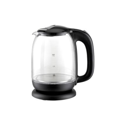 China 360 Degree Rotation Cheapest Promotion Glass Base HHB1792 Electric Kettle Good Quality for sale