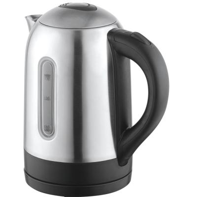 China 360 hot sale 1.7L stainless steel electric water kettle 2020 degree base new stremline design LED rotation light for sale