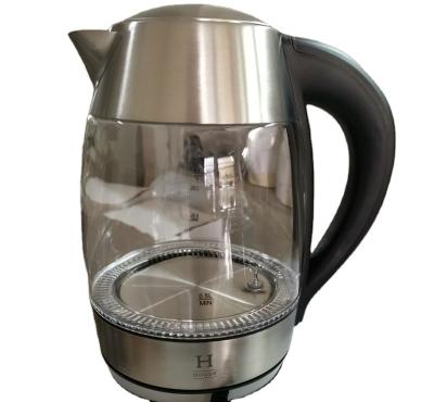 China Home Appliances 2200W High End Rotating Jug 360 Degree Glass Base 1.8L Wate Durable Home Electric Kettle for sale