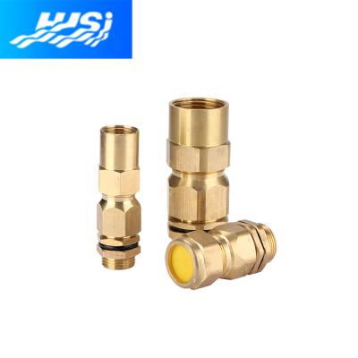 China Waterproof Brass Shielded Explosion Proof Joint M50 Cable Gland Wholesale Weather Proof Cash Products for sale