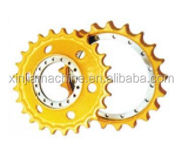 China 40Mn Hitachi Mini Excavator EX30 EX55 Sprocket Drive Wheel for sale