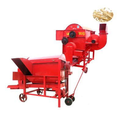 China Millet Customized Mobile Multifunction Manual Manual Quinoa Hulled Rice Thresher for sale