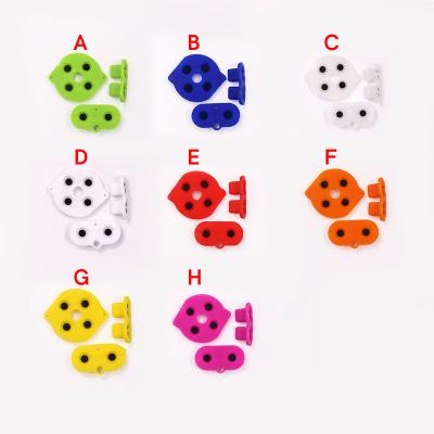 China For GBP Buttons Colorful Rubber Conductive A-B Buttons Pads D-pad For Game Boy Pocket GBP Silicone Start Numeric Keypad Select Button for sale