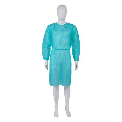 China High Quality PP material Lightweight and Economical Disposable Isolation Gown zu verkaufen