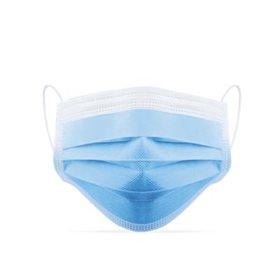 Китай Wholesale Disposable Protective Mask Blue 3ply Woven Face Mask Earloop продается