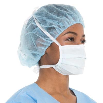 China S&J CE EN14683 Medical Surgical Face Mask 4 ply Flat Ear Comfortable Strap ASTM F2100 Level 3 Disposable Surgical Face Mask for sale