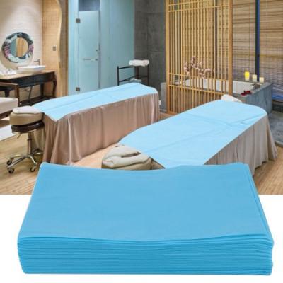 中国 Non Woven Disposable Medical/Spa/Hotel/Hospital bed cover disposable massage bed cover 販売のため