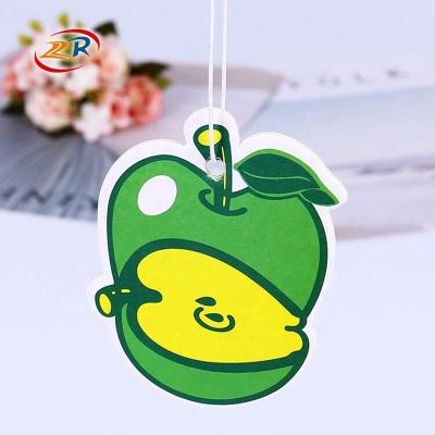 China Air Fresher Hanging Paper Car Air Freshener With Good Smell / Seasoning For Cars for sale