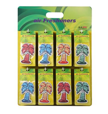 China Sustainable Vehicle Standard Scented Car Air Freshener Paper Hanging for sale