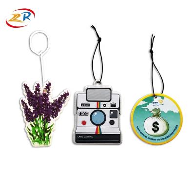 China Keeping Fresh Customized Air Lavender Paper Multi Car Air Freshener With Nice Price for sale