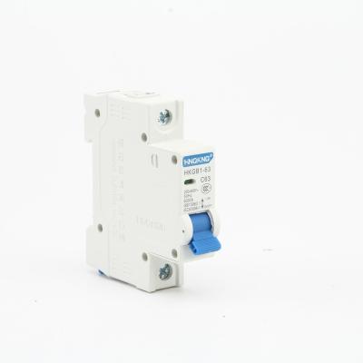 China MCB HKGB2-125/1P 63A 80A 100A 125A 500V 10kA DC Overload Protection Miniature Circuit Breaker 10KA for sale