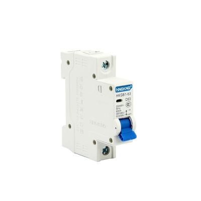 China Overload Beautiful Protection HKGB1-63/1P Mcb Set Circuit Breaker / High Quality Short Circuit Protection for sale