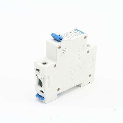 China Overload Protection Saa mcb 1p+n 50a 63a 20a Curve C Type Electronic Miniature Circuit Breaker / Short Circuit Protection for sale