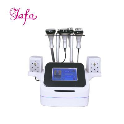 China Portable Lipolaser 6 in 1 40k cavitation vacuum rf machine portable ultrasound cavitation machine face machine skin tigh for sale