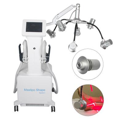 China best selling products Laser 6d with EMS fat burning body contouring 635nm red light laser therapy HIEMT machine LF-354A for sale