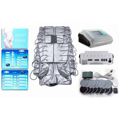 China Hot sale3 in 1 EMS Pressotherapy lymphatic drainage body shaping suit lymphatic drainage machine/ Air wave pressotherapy for sale