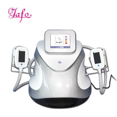 China LAFO new portable 2 cryo handles cryo slim body machine, cryo fat reduce machine for sale