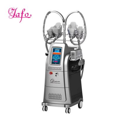 China LF-246A 4 CRYO handles Lipo laser cavitation rf Cryolipolysis Weight Loss Beauty Machine for sale