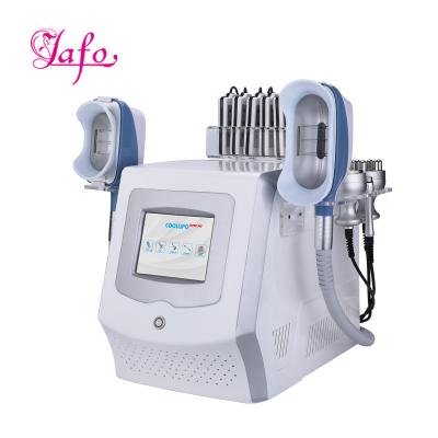 China 6 in 1 Portable 360 degree cryolipolysis slimming machine Cryo lipo laser cavitation rf Slimming Machine for salon use for sale