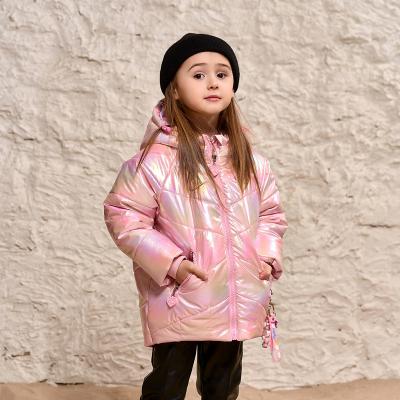 China Winter Hot Pink Anti-wrinkle Stilnyashka Sale Hooded High Quality Jacket Kid Girls Kids Jacket For Baby for sale