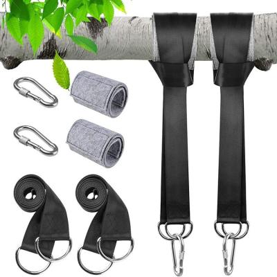 China Modern Adjustable Rotary Hard Swing Belt Polyester Swing Shaft Hanging Kit Outdoor Hammock Hammock Tree Strap for sale