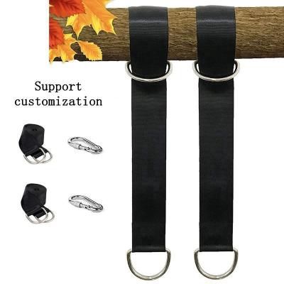 China Modern High Quality Adjustable Polyester or Nylon Tree Swing Straps and Hammock Straps Tree Swing Straps 1.5m for sale