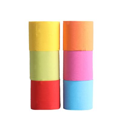 China Virgin Wood Pulps Fuuny Wooden Bamboo Mixed Pulp Luxury Packed Single Colored Wrapping Biodegradable Toilet Paper for sale