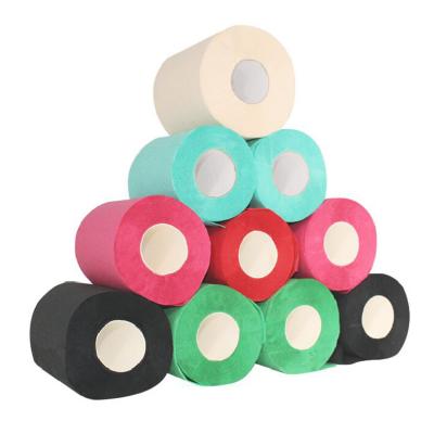 China Soft Embossing 100 Virgin Wood Pulp Maker Direct Supply Color Toilet Paper Tissue Paper Roll Virgin for sale