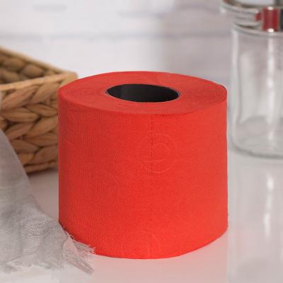 China Virgin Wood Pulps Muti Color Customized Printing Toilet Paper Tissue Roll for sale