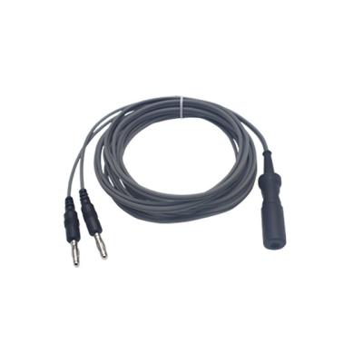 China Medical ESU Accessories Wolf Reusable Banana 4.0mm  Bipolar Cable for sale