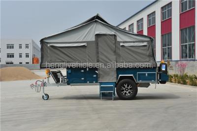 China Travel Trailer KK Hard Floor Forward Folding Camper Trailer for sale