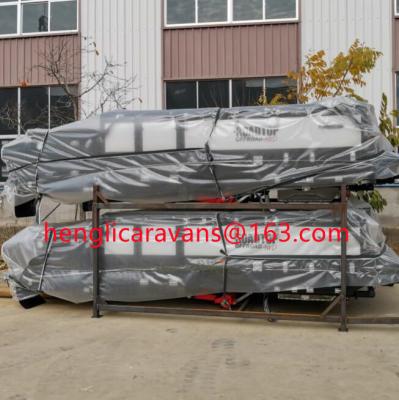 China 2022 Travel Trailer Family Use Double Fold Off Road Camper Trailers for sale