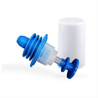 China Non Spill PP Nozzle 15.5mm Outlet 0.4-0.8ml Dosing Lotion Shampoo Liquid Plastic Soap Dispenser Pump for sale