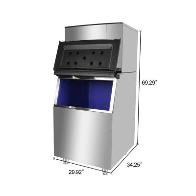 중국 Commercial Full Automatic Food Processing 500kg/24h Day Quick Output Square Ice Cube Making Machine For Milk Cold Drinks Fresh Coffee 판매용