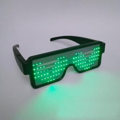 China ABS+LED Rave Festival Party Light Up Eyewear Sunglasses Show LED Glasses for sale