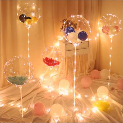 China Tok Online Sensation Flashing LED Bobo Tick PVC Balloon LED Bobo PVC Balloon for sale