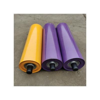 China Manufacturer New Design Good Quality Widely Used Conveyor Roller Idlers Rubber Roller For Mechanical Equipment for sale