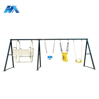 China Height Adjustable Amusement Park Kids Play Sets Outdoor Playground Outdoor Swing Kids for sale