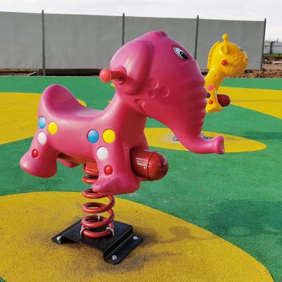 China Hot Selling Outdoor Source Rider Kid Toys Animal Cute Good Quality Playground Equipment Hot Spring Rider Rocking Horse for sale