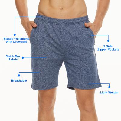 China Anti-Wrinkle PDEP Outdoor Sports Shorts Mens Stretch Pocket Zipper Loose Shorts S-3XL for sale